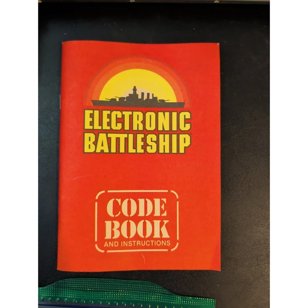 PARTS ONLY Vintage 1982 Milton Bradley Electronic Battleship Game In Box MB